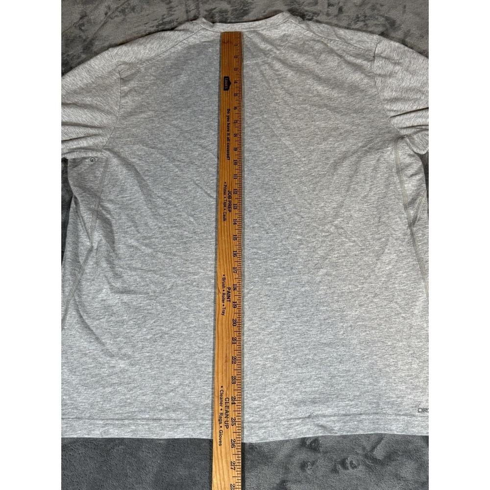 Nike Shirt Mens Large Gray Dri-FIT Lightweight Short Sleeve Training Tee - Picture 12 of 13